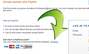 Paying by PayPal