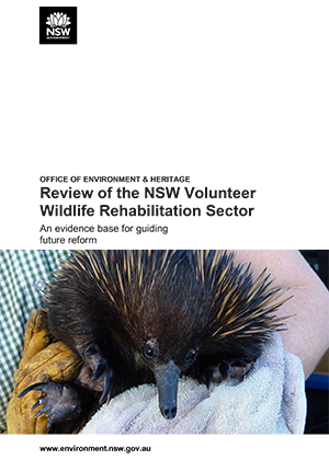 Volunteer wildlife rehabilitators and veterinary practitioners make a valuable contribution to our community.